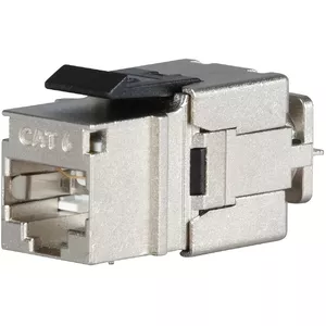 Экранированный Keystone Jack CAT6 SOLARIX SXKJ-6-STP-BK-NA — чёрный, STP