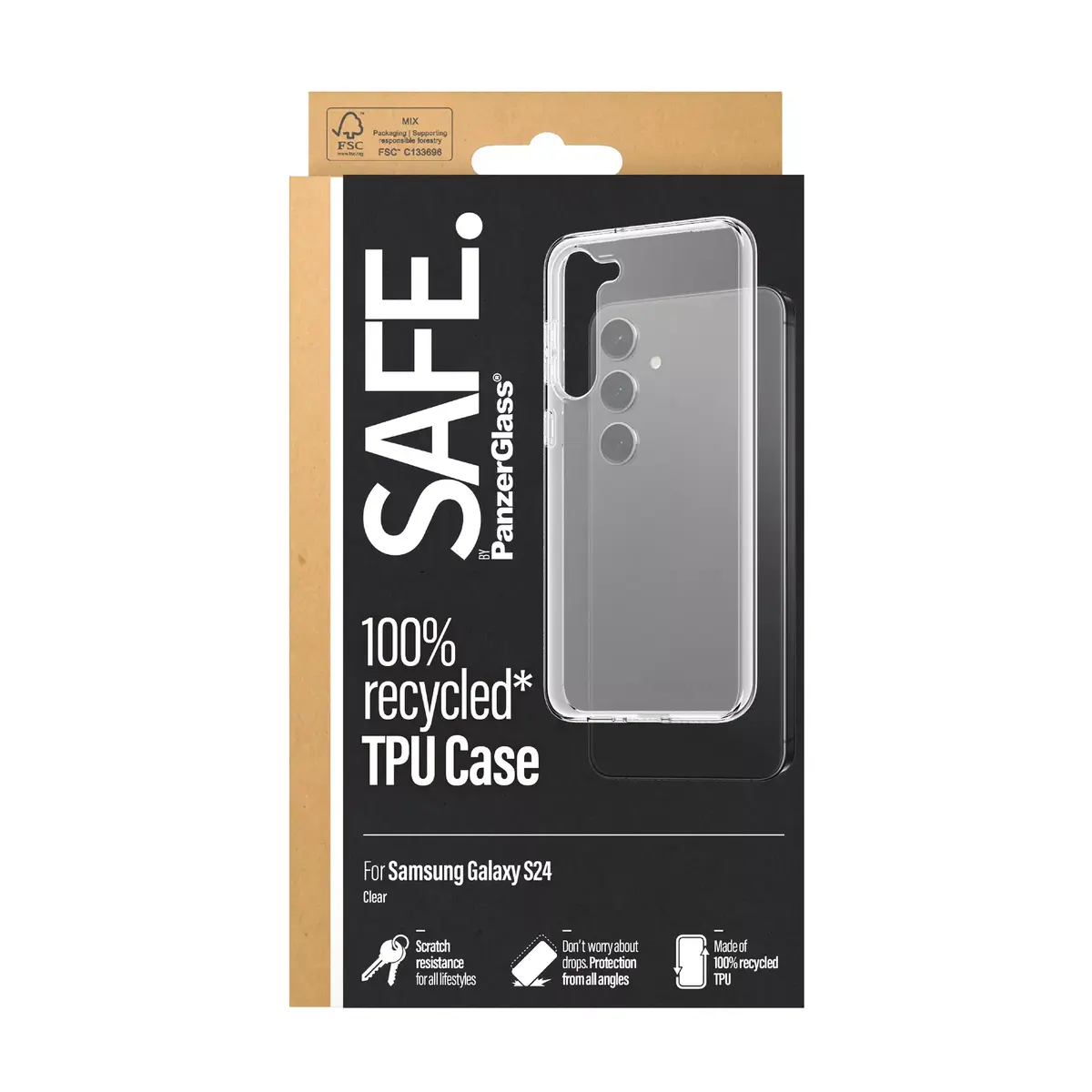 TPU Case PanzerGlass SAFE. by Samsung Galaxy S24 Photo 3