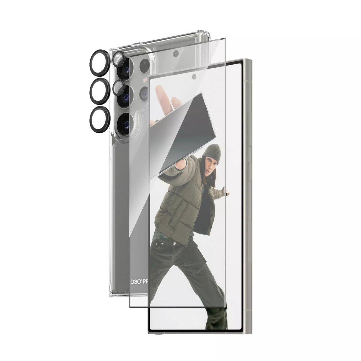 3-in-1 Aizsardzības komplekts PanzerGlass Samsung Galaxy