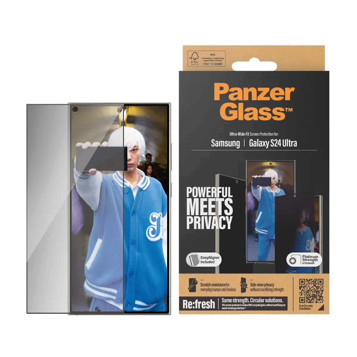 PanzerGlass ekrāna aizsargstikls Samsung Galaxy S24 Ultra Photo 2