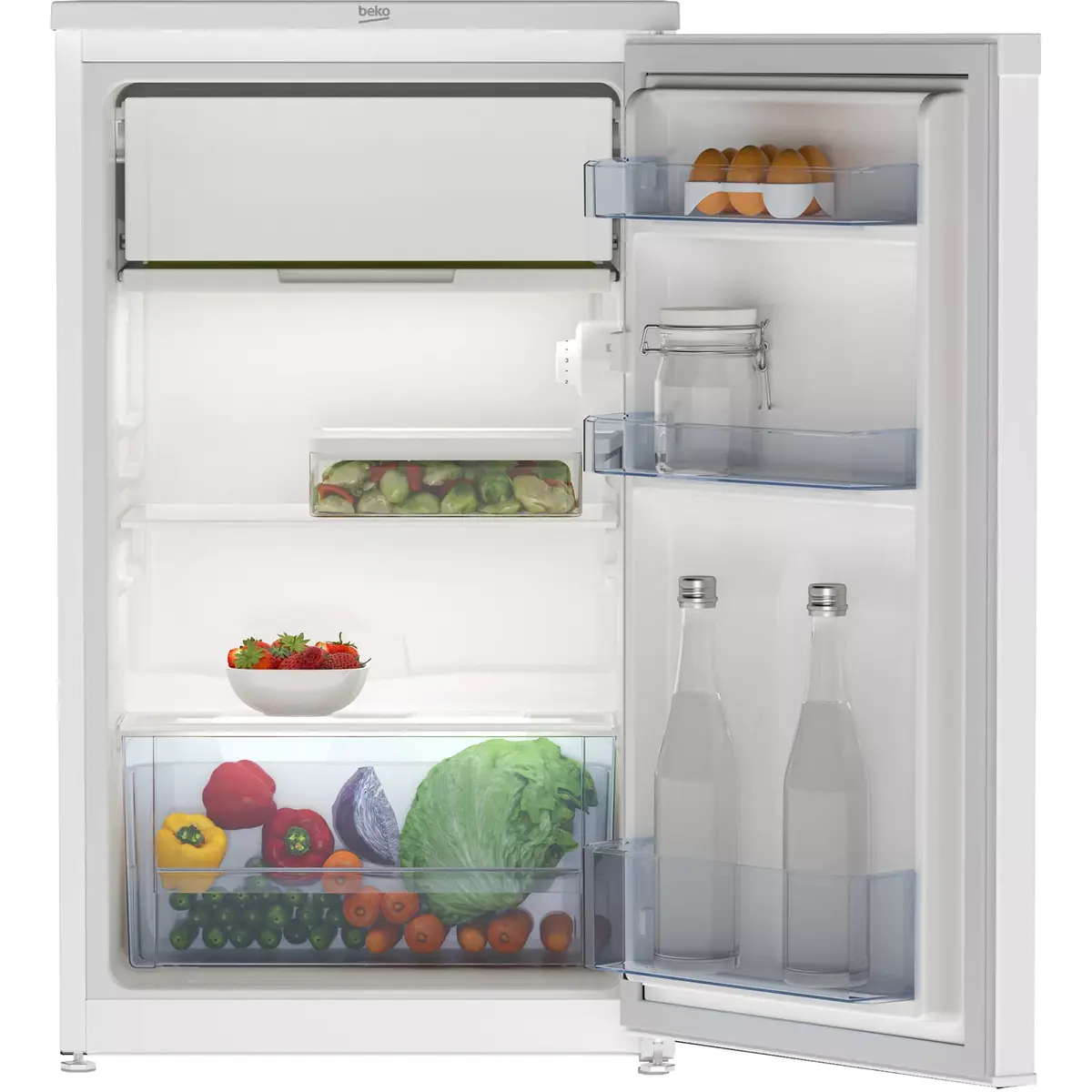 BEKO TS190340N отдельно стоящий комбинированный холодильник 85 л Photo 3