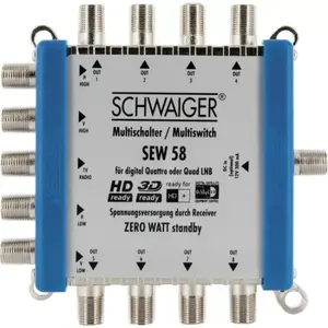 Satelīta multiswitch Schwaiger SEW58 531