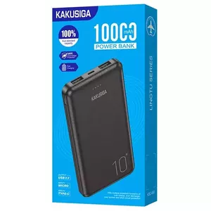Portable Power Bank KAKUSIGA KSC-660 10000mAh | 2 x USB Black