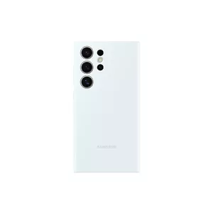 Силиконовый чехол Samsung Galaxy S24 Ultra белый 17.3 см