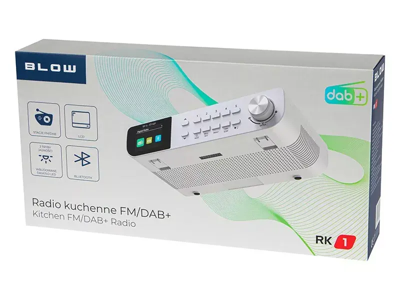 BLOW RK1 portable FM/DAB+ kitchen radio Photo 4