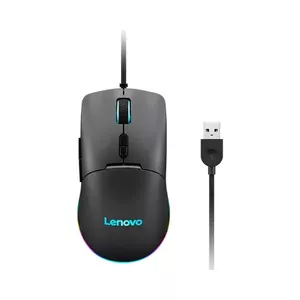 Игровая мышь Lenovo GY51M74265 USB Type-A, правая, 8000 DPI, 7 кнопок, 1000 Гц, кабель 1.8 м, чёрная