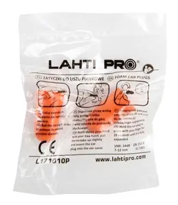 Earplugs Lahti Pro model 5054951 — 34 dB attenuation, pack of 5 pairs