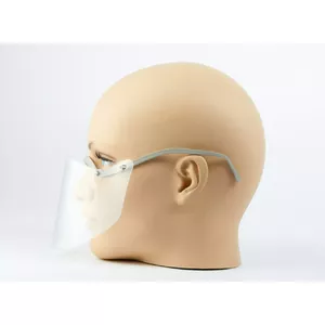 Protective face shield Aizsargvairogs 9092637 — reusable visor for face and eye protection with head support