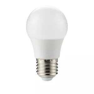 LED spuldze BESK A55 E27 5W 3000K — silti balta, A55 forma, E27 pamatne