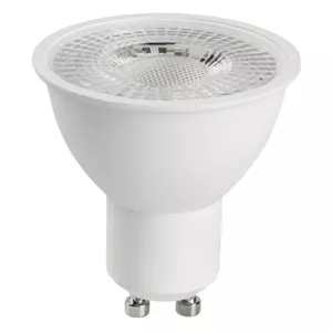 LED spuldze BESK 7W GU10 3000K — pamatne GU10, jauda 7 W, silti balta 3000K