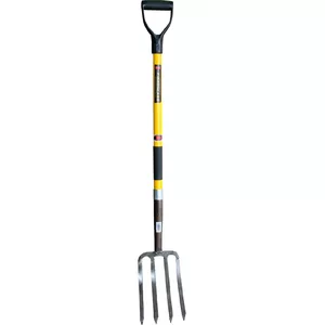 Garden rake BESK 9023686 with steel working head 29×18 cm and 120 cm handle