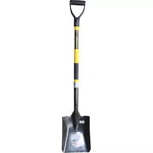 Dārza lāpsta BESK 9023679 — tērauda lāpstiņa 30×23 cm, rokturis 120 cm