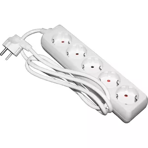 Удлинитель BESK 9023839 — 5 розеток, кабель 3 м (3Gx1.0 мм)