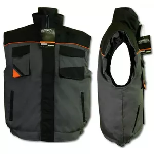 Work vest Art.Master PRO Grey Warm L — insulated professional vest, size L, model 9078525