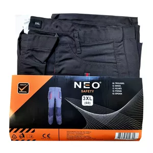 Рабочие шорты NEO SAFETY 9107096 — мужские рабочие шорты размер 3XL, прочная ткань, карманы для инструментов