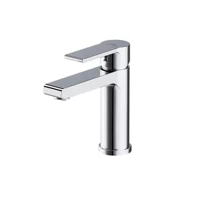 Смеситель для раковины CERSANIT Brasco с click-clack сливом, хром, модель 5758799