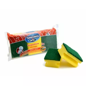 Cleaning sponge set Splendelli 3 pcs model 90001245 — multi-purpose household sponges