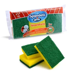 Cleaning sponge Splendelli 90001276, 9.9×6.6 cm, pack of 3