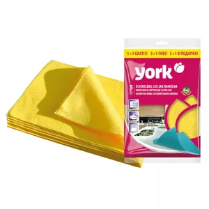 Набор полотенец York Universal 5 шт + 1 шт модель 5060772 — микрофибровые чистящие полотенца