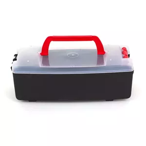 Portable plastic tool case PATROL 13.5 graphite — 13.5-inch tool box