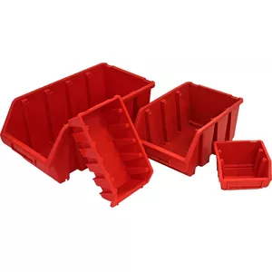 Tool box PATROL Ergobox 1 red model 3088915 — portable tool storage, single-compartment, plastic