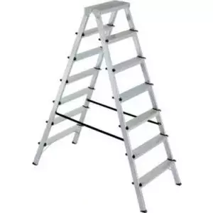 Aluminum Ladder ELKOP DHR 7-step with Platform — platform height 1.51 m, max working height 3.5 m