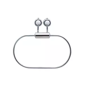 Wall-mounted towel holder Axentia Atlantik single-bar bathroom accessory metal construction