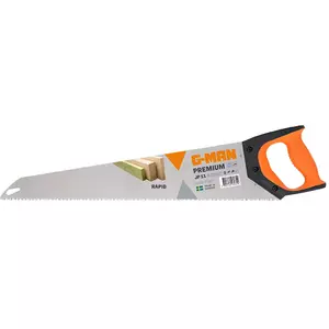 Hand saw G-MAN Premium 550 mm — 550 mm blade for clean cutting, manual woodworking tool