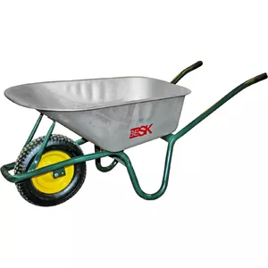 Тачка BESK 9028865 — строительная тачка с прочным стальным кузовом, объем 120 л