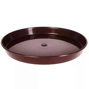 Flower Pot Stand FORM_PLASTIC Kokveidīgs Brown 3 – plastic pot tray, brown, model 4300597