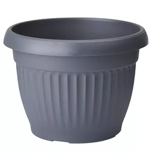 Puķu pods FORM_PLASTIC Dona 45 — antracīta, Ø45 cm