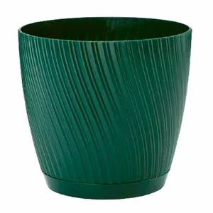 Flower Pot Mika 13cm Green FORM_PLASTIC