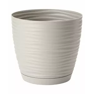 Цветочный горшок FORM_PLASTIC модель 4352237, пластик, диаметр 23 см, серый