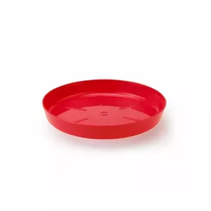 Flower pot saucer LAMELA 235 mm, red
