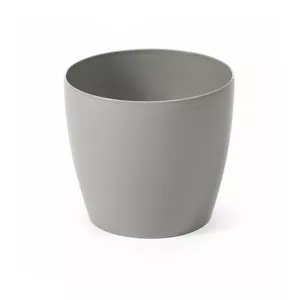 Flower pot LAMELA Magnolia 180×159 mm, grey, plastic