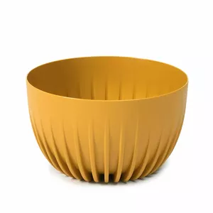 Flower Pot LAMELA Mira 300mm Yellow, 6.3 L capacity