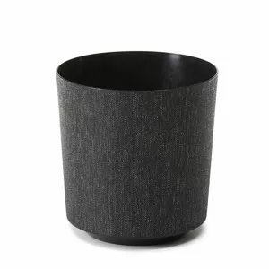 Flower pot LAMELA Gama 195×201 mm, 4.9 L, black