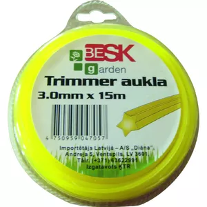 Trimmera aukla 1.6mm*15m zvaigzne