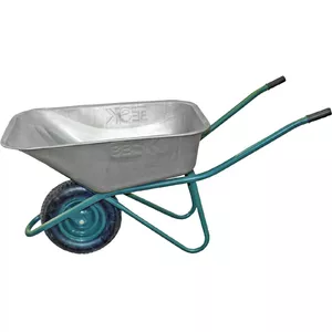 Тачка BESK 100L модель 9046579, объем 100 л, универсальная садовая тачка