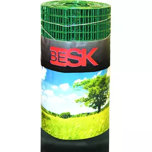 Wire fence BESK PVC coated 1.8 m x 25 m mesh 50 x 100 mm