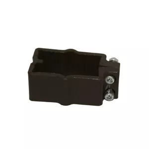 Plastic clip BESK 9064856 40×60 mm brown