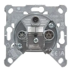 Socket outlet SAT + TV + Radio Triax 306272