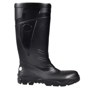 Darba PVC zābaki Fagum-Stomil S5, galeņa augstums 38 cm, izmērs 47, zole ar metatarsālo aizsardzību