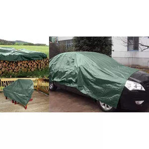 Outdoor Shelter Tent BESK 9053768 4×6 m, fabric weight 110 g/m², for vehicles and camping