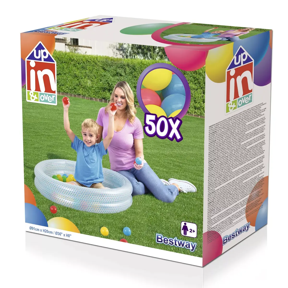 Bestway 51141 Ball Pit with 50 Balls Photo 18