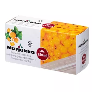 Marjukka resealable freezer bags 0.25 L, 50 pieces