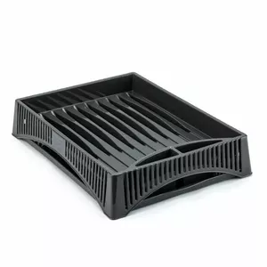 Dish drainer Branq Elba Grey model 8161022 — countertop plate and cutlery rack, compact size
