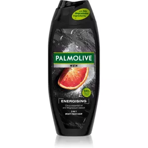 Shower gel Palmolive Men 3in1 Energizing 500 ml, body wash shampoo and face cleanser
