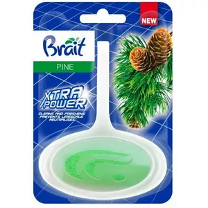 Toilet rim block Brait Pine 40 g — Brait 5005806, toilet bowl freshener