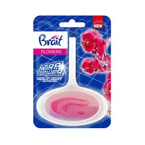Освежитель для унитаза Brait Bouquet 40 г — брусок для непрерывной чистки и свежего запаха